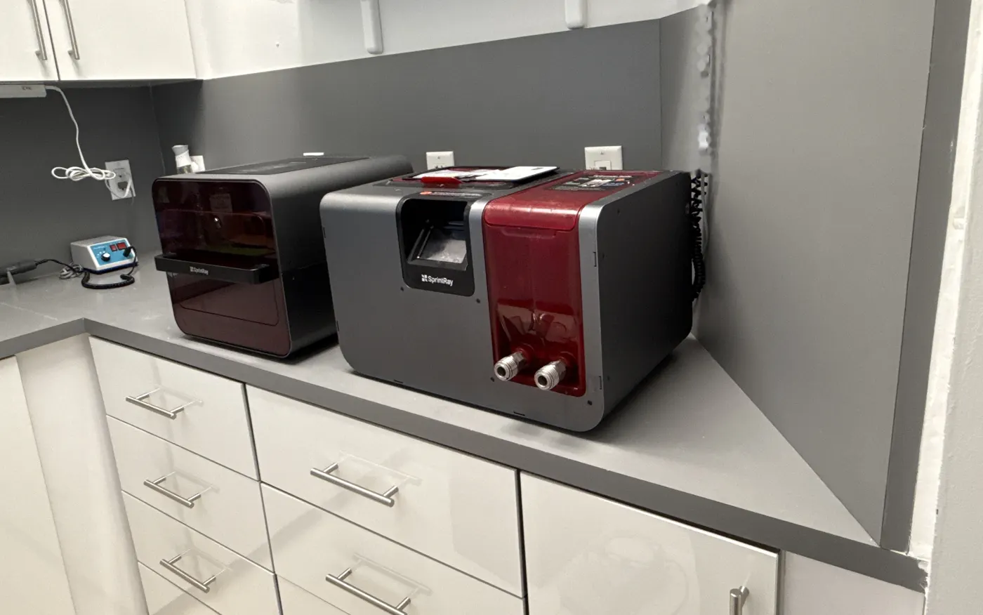 Our in-clinic digital lab with SprintRay 3D printers